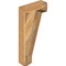 Ekena Millwork Traditional Craftsman Rough Sawn Bracket, Western Red Cedar, 4"W x 14"D x 26"H BKT04X14X26TRA04RWR - alternate 1
